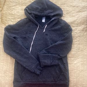 Dark grey hoodie
